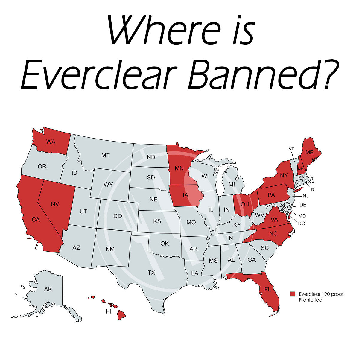 Where is Everclear Alcohol Sale Illegal? – Culinary Solvent