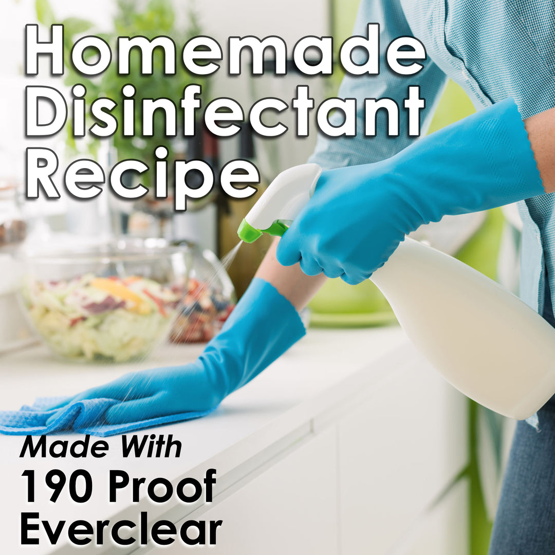 Disinfectant Spray Recipe using 190 Proof Everclear