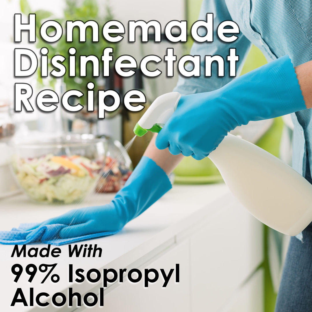 Disinfectant Spray Recipe using 99.9% Isopropyl Alcohol
