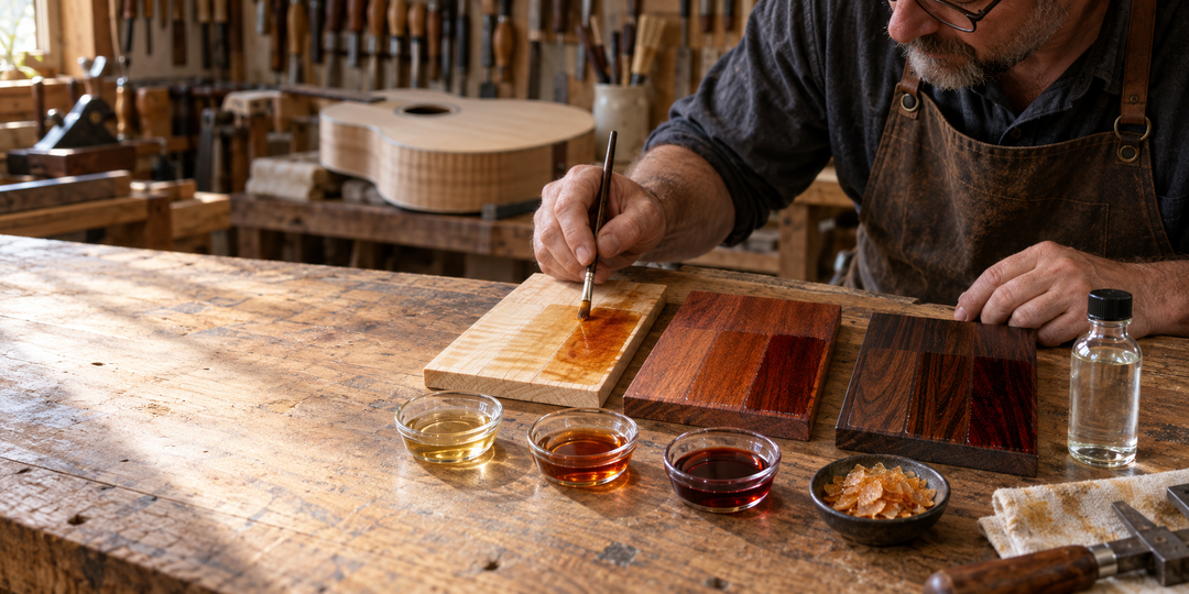 Perfecting Shellac Shades for Luthiers: Color Matching and Wood Pairing