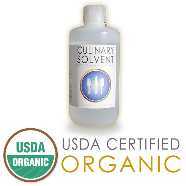 Culinary Solvent is USDA-Certified Organic