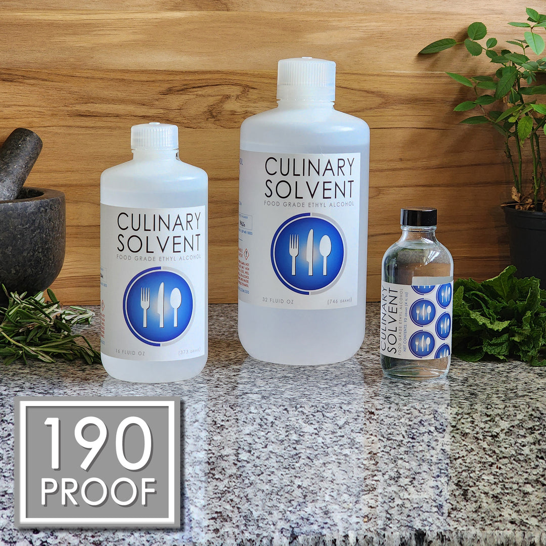 190 Proof Food Grade Ethanol Culinary Solvent