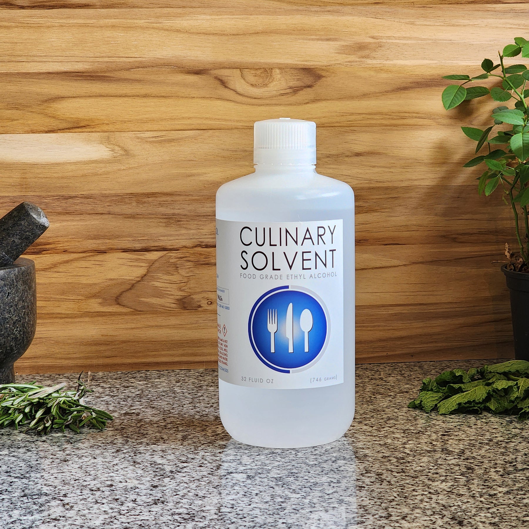 Food Grade Ethanol, 200 Proof Ethyl Alcohol by Culinary Solvent.