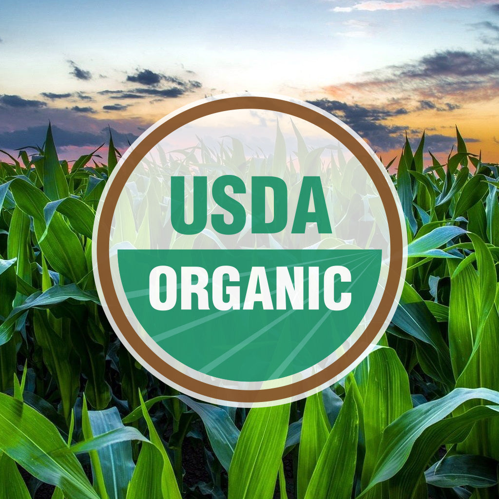 USDA organic logo for 200 proof food grade ethanol by Culinary Solvent