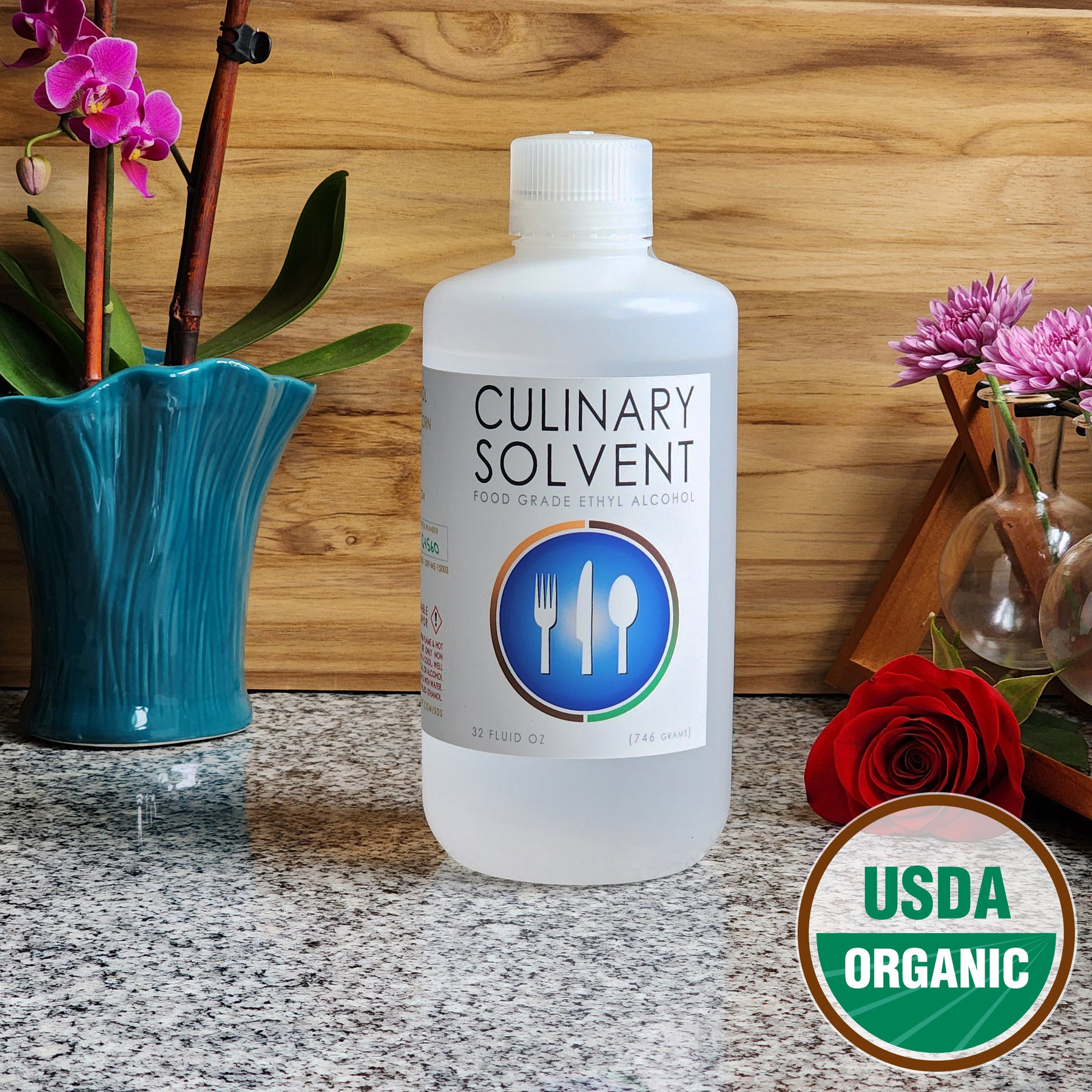 Pressable Alcohol USDA Organic 200 Proof Perfumers Alcohol by Culinary Solvent