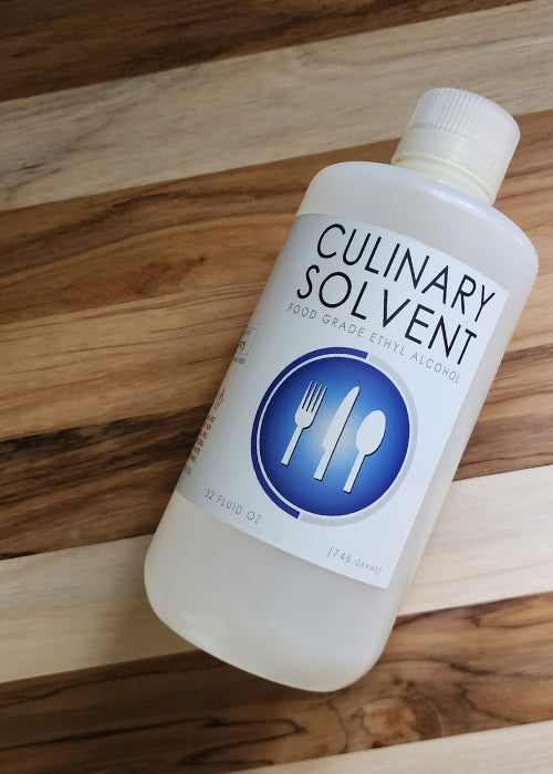 food grade ethanol bottle by Culinary Solvent