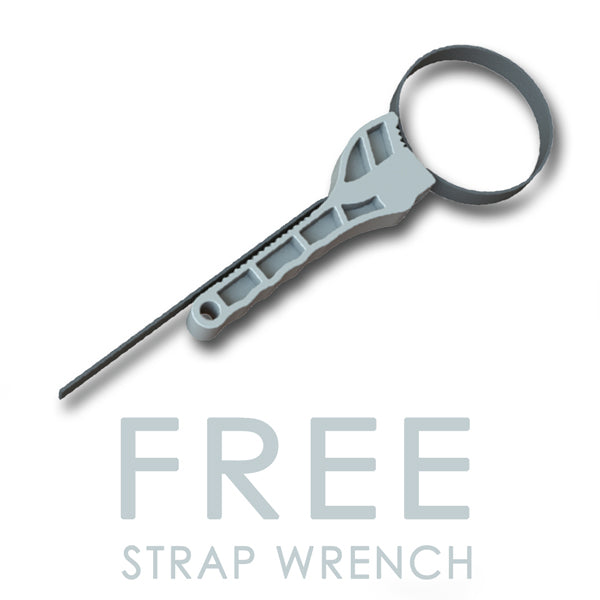 Free Strap Wrench to open your 5 gallon jugs of Culinary Solvent